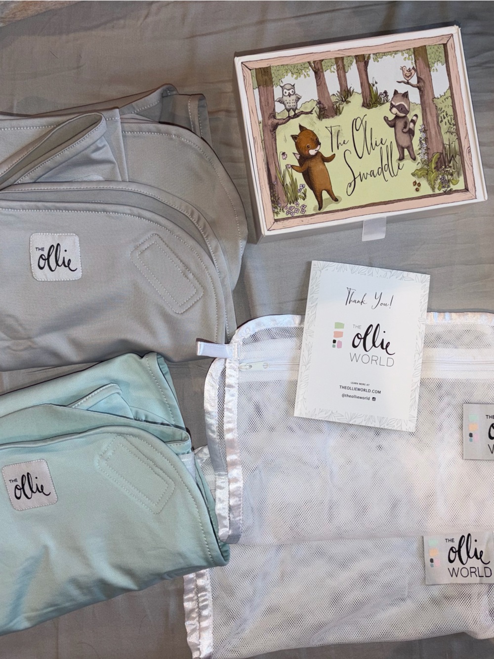 Ollie swaddle set of 2